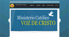 Desktop Screenshot of ministeriocatolicovozdecristo.org