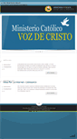 Mobile Screenshot of ministeriocatolicovozdecristo.org